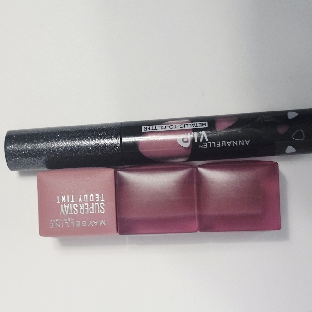 2pc Maybelline Teddy Knee High & VIP Metallic To Glitter - Picture 9 of 14